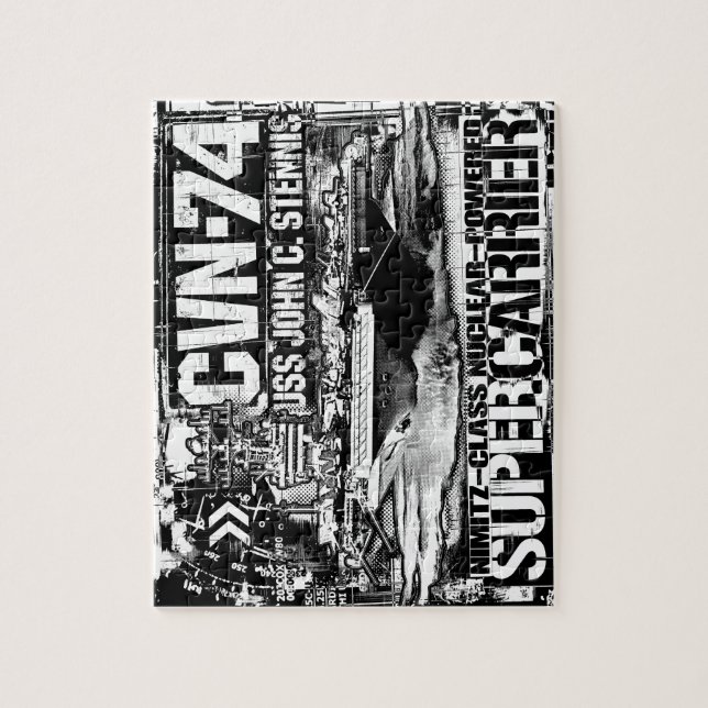 Quebra-cabeça Porta-aviões John C. Stennis Confusão (Vertical)