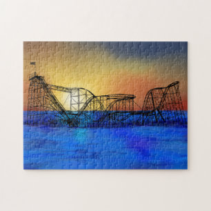 Quebra-cabeça Porta copos do cilindro de altura da costa