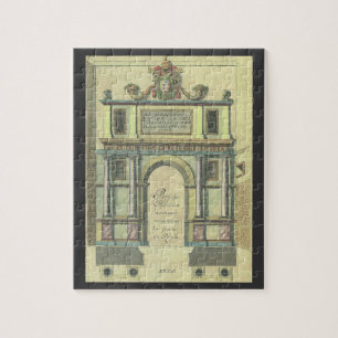 Quebra-cabeça Porta de Entrada de Igreja Antiga Arquitetura Rena