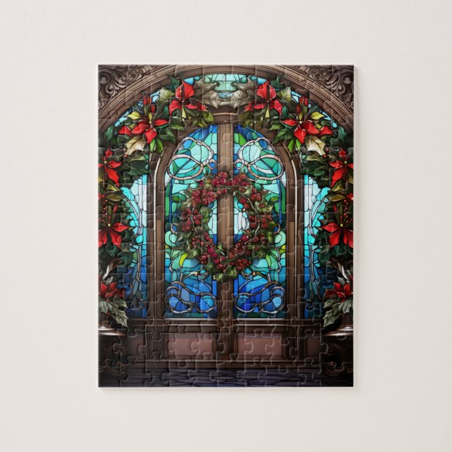 Quebra-cabeça Porta de vidro contida (Vertical)