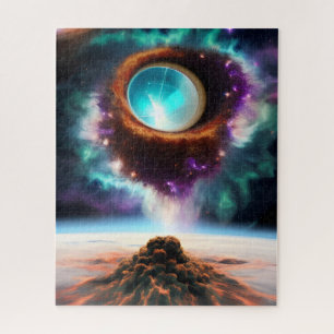 Quebra-cabeça Portal dimensional para o universo escuro de outro
