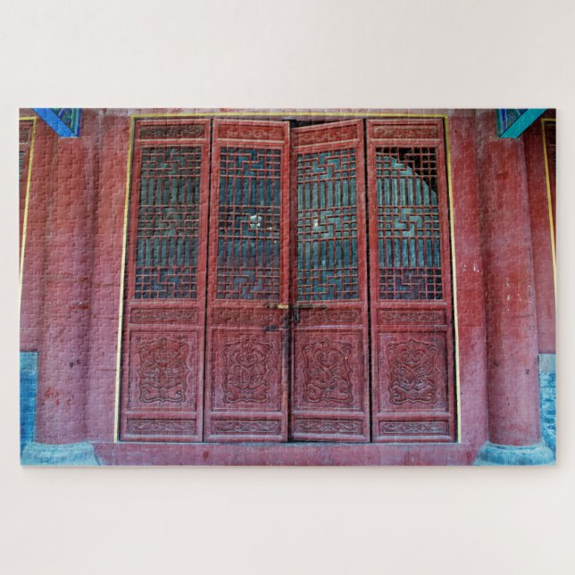 Quebra-cabeça Portas do Templo Shaolin (Horizontal)