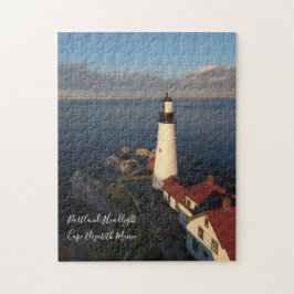 Quebra-cabeça Portland Headlight Brilhante Sunset 252