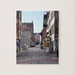 Quebra-cabeça Portland ME Maine Cobblestone Street