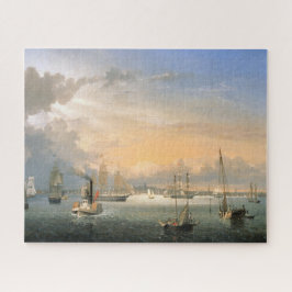 Quebra-cabeça Porto de Boston, 1854