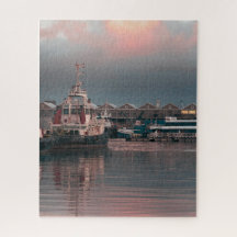 Porto de Cape Town Viagem Vintage Retro