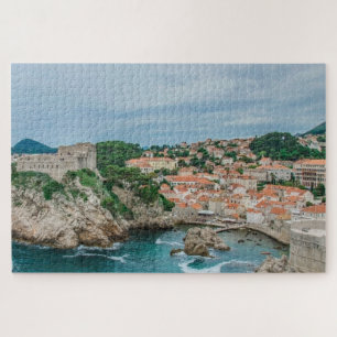 Quebra-cabeça Porto de Dubrovnik e centro urbano