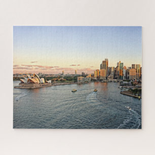 Quebra-cabeça Porto de Sydney - Austrália - 16x20 - 520 PCes