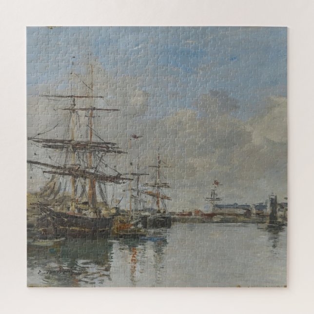 Quebra-cabeça Porto do Havre (cerca de 1885-1890) (Vertical)