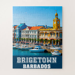 Quebra-cabeça Porto Histórico de Bridgetown e Charme Caribenho