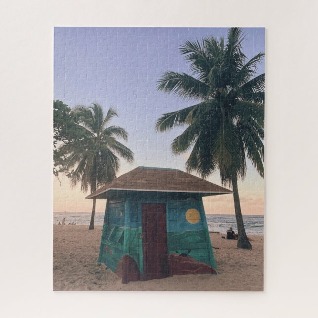 Quebra-cabeça Porto Rico Beach San Juan Island Sunset Photo (Vertical)