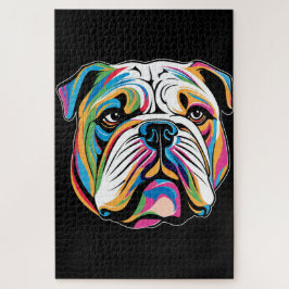 Quebra-cabeça Portrait d'un beau bouldogue