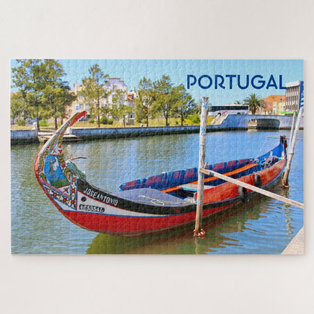 Quebra-cabeça Portugal: barco-canal, Aveiro (Horizontal)