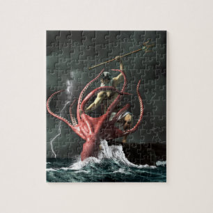 Quebra-cabeça Poseidon vs. Kraken