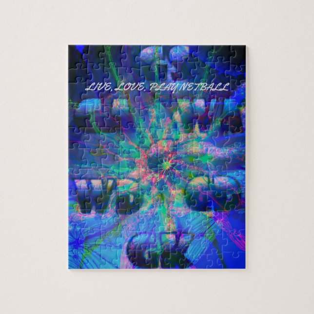 Quebra-cabeça Posições do jogador do Netball e citações da (Vertical)