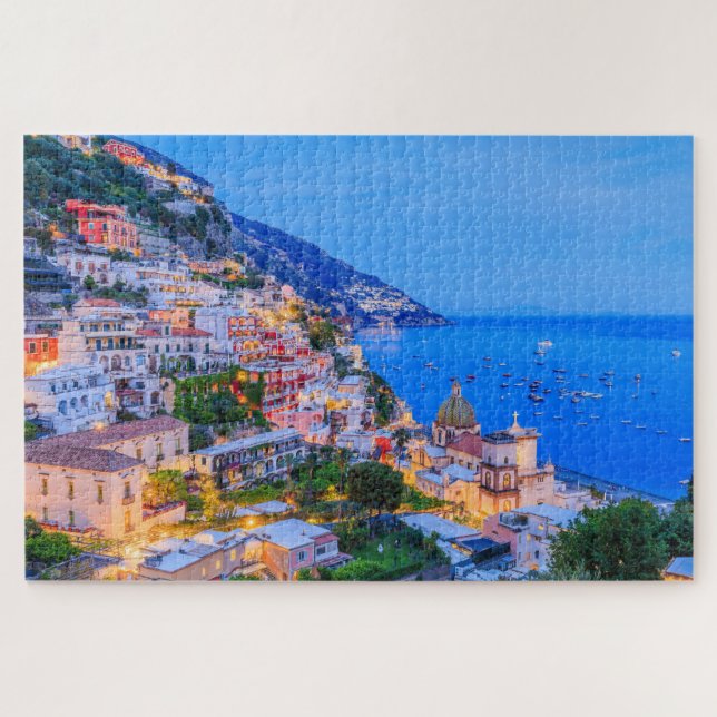 Quebra-cabeça Positano, Costa Amalfi, Itália. (Horizontal)