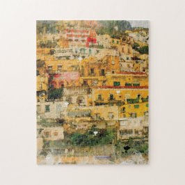 Quebra-cabeça positano itálico mediterrânico