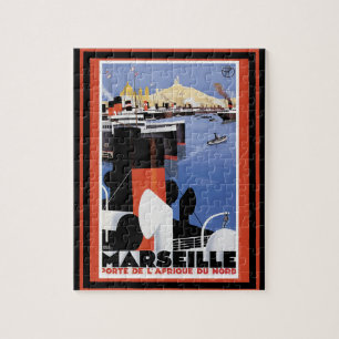 Quebra-cabeça Poster 60 das viagens vintage