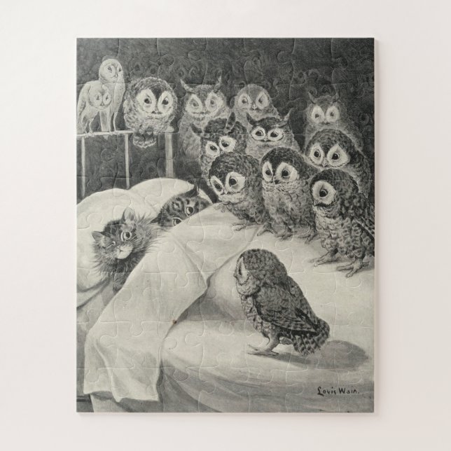 Quebra-cabeça Póster Cats Nightmare. Louis Wain (Vertical)