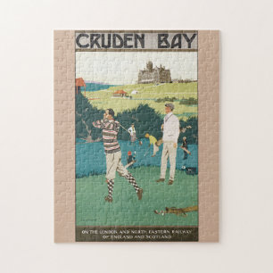 Quebra-cabeça Poster das viagens vintage da baía de Cruden