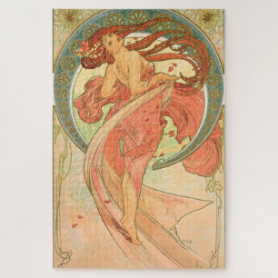 Quebra-cabeça Poster de Arte de Vintage por Alphonse Mucha