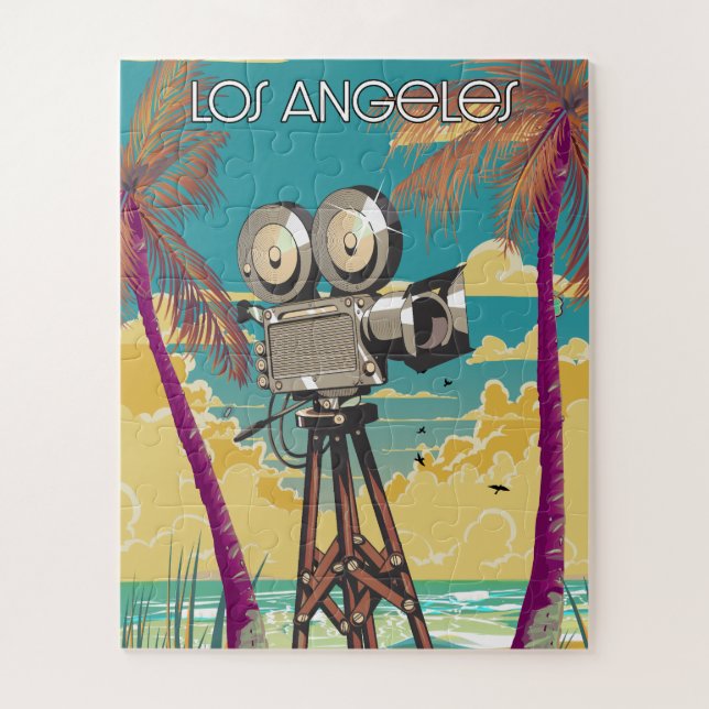 Quebra-cabeça Poster de câmara de cinema Los Angeles (Vertical)