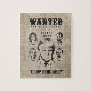 Quebra-cabeça Poster de Desejado: Família Trump Crime