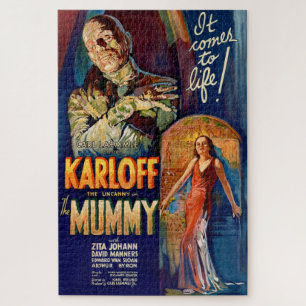 Quebra-cabeça Poster de filmes da Vintage Mummy