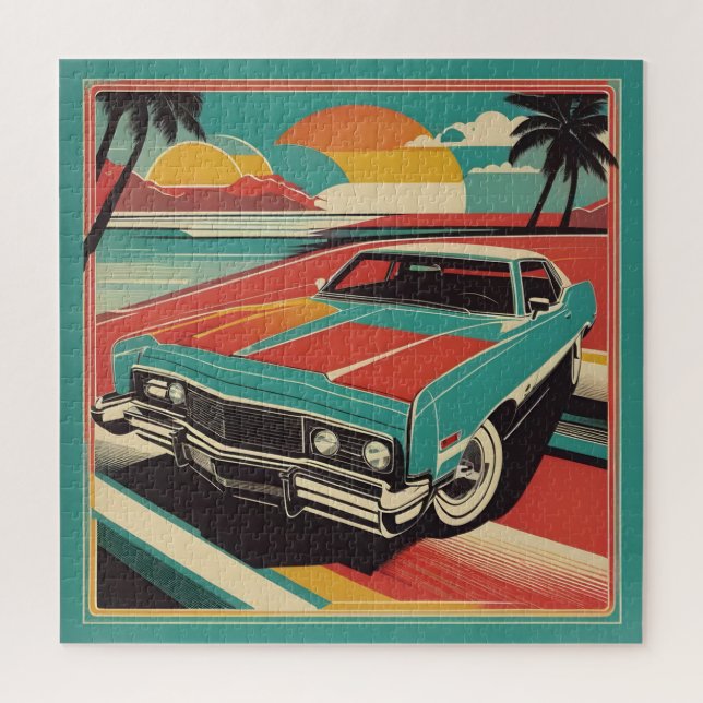 Quebra-cabeça Poster de retro clássico (Vertical)