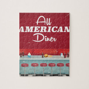 Quebra-cabeça Poster de todos os Diners Americanos