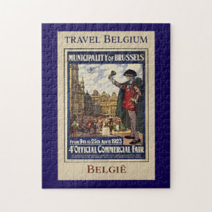 Quebra-cabeça Poster de viagens belga (1923)