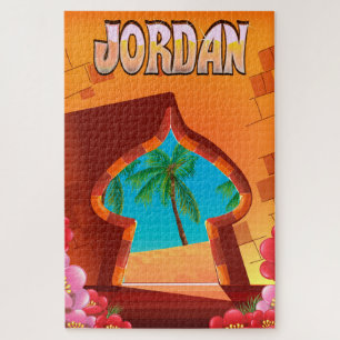 Quebra-cabeça Poster de viagens do Palácio Jordan