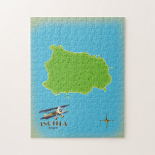 Quebra-cabeça Poster de viagens Itália Ischia
