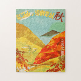 Quebra-cabeça Poster de viagens japonês Vintage 1930