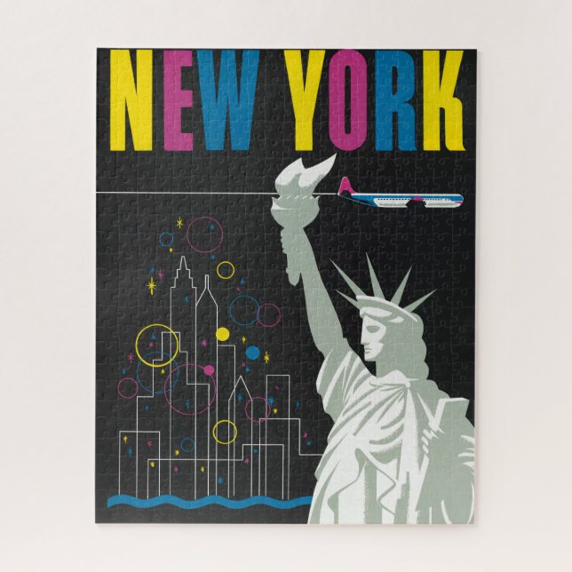 Quebra-cabeça Poster de viagens Para Voar Northwest Airlines (Vertical)