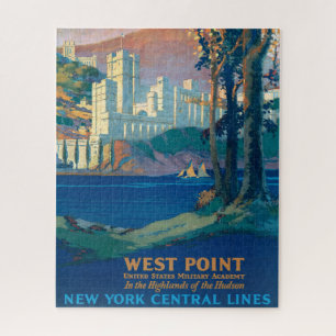 Quebra-cabeça Poster de viagens vintage Para Linhas Centrais De