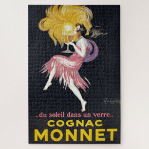 Quebra-cabeça Poster de Vintage Cognac Monnet
