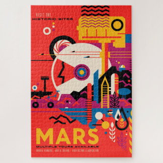 Quebra-cabeça Poster do turista de Marte