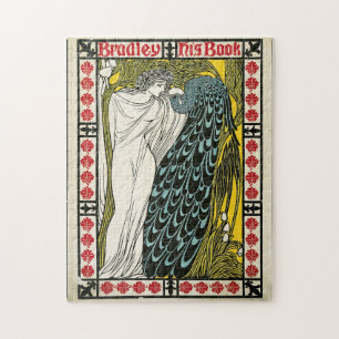 Quebra-cabeça Poster vintage:Peacock:Quebra-cabeça de mulher
