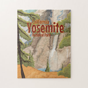 Quebra-cabeça Poster vintage Yosemite