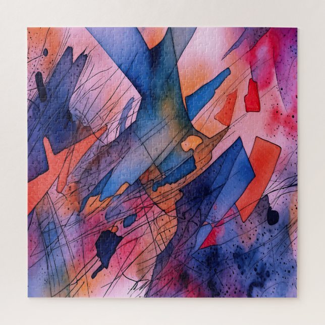 Quebra-cabeça "Potencial desencadeado" Arte Abstrato Contemporân (Vertical)
