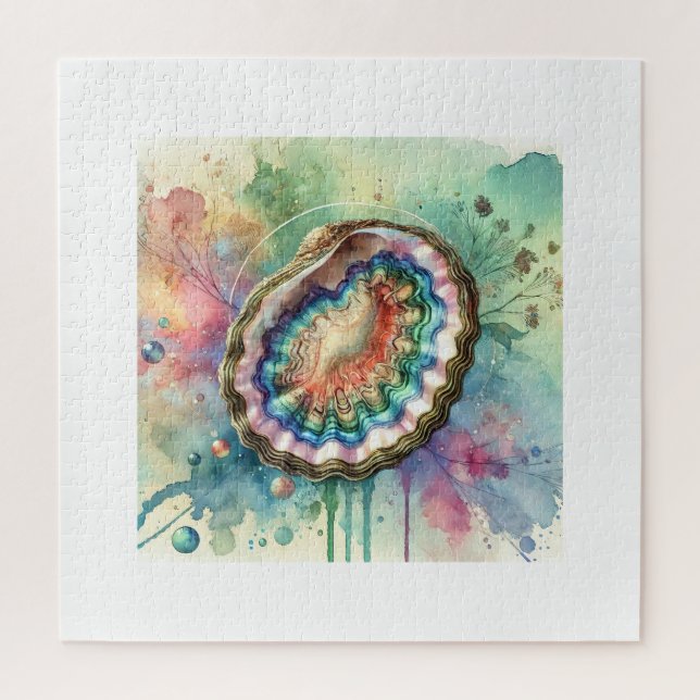 Quebra-cabeça Pourtales abalone 170724AREF126 - Watercolor (Vertical)