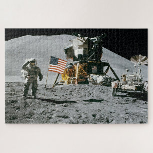 Quebra-cabeça Pouso Histórico da Apollo na Lua nos EUA