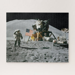 Quebra-cabeça Pouso lunar histórico da Apollo nos EUA