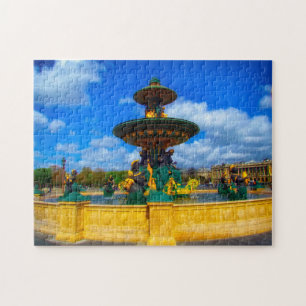 Quebra-cabeça Praça da Concorde Paris.