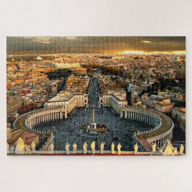 Quebra-cabeça Praça de São Pedro Vaticano (Horizontal)