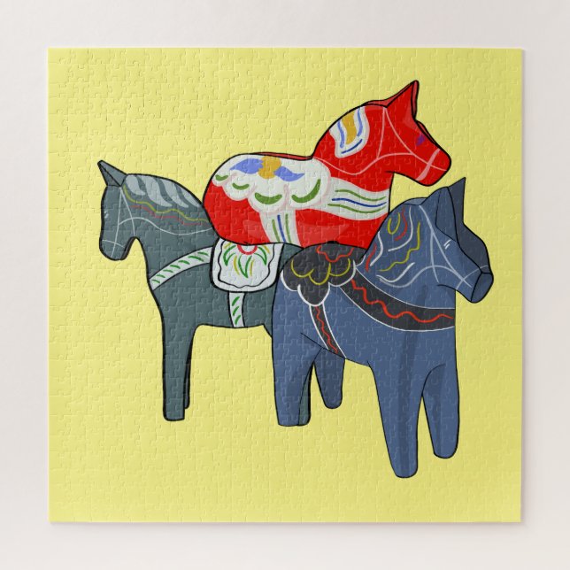 Quebra-cabeça Praça dos Cavalos Dala (Vertical)