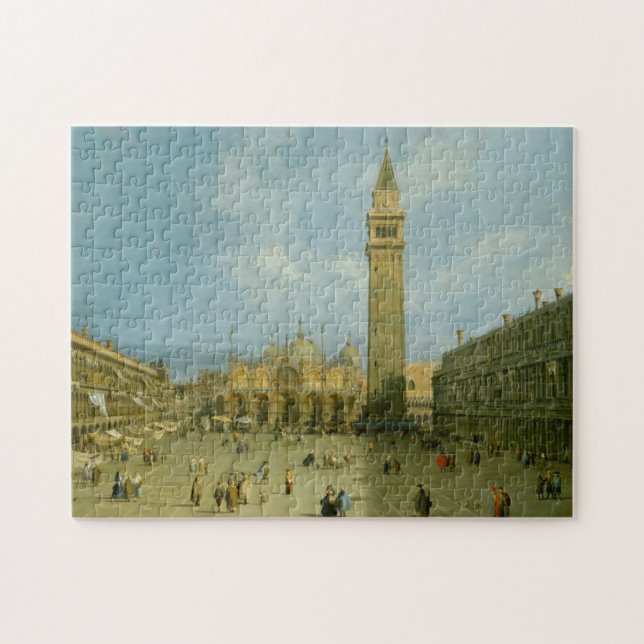Quebra-cabeça Praça San Marco de Canaletto | (Horizontal)