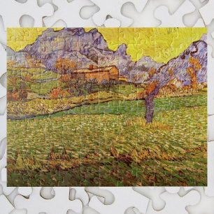 Quebra-cabeça Prado nas Montanhas por Vincent van Gogh
