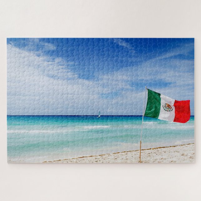 Quebra-cabeça Praia da Bandeira Mexicana (Horizontal)